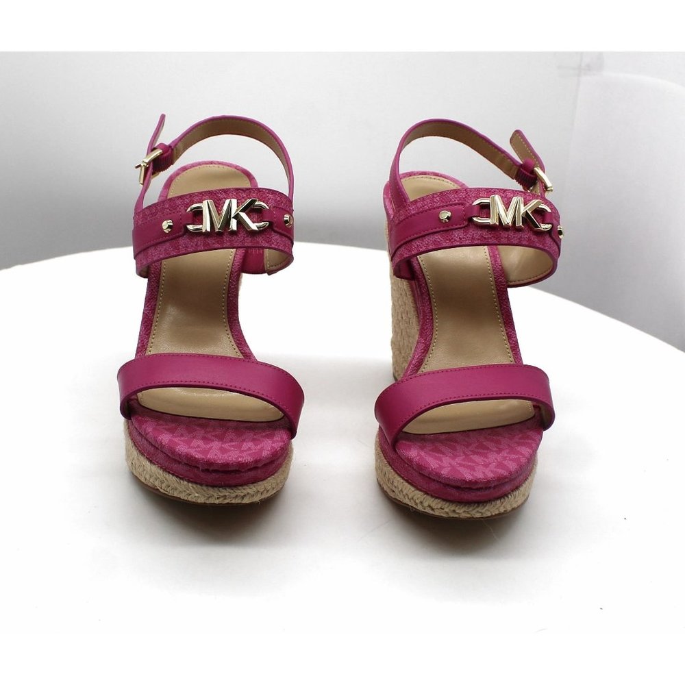 Michael Michael Kors Women's Farrah Espadrille Wedge Sandals - Picture 3 of 7